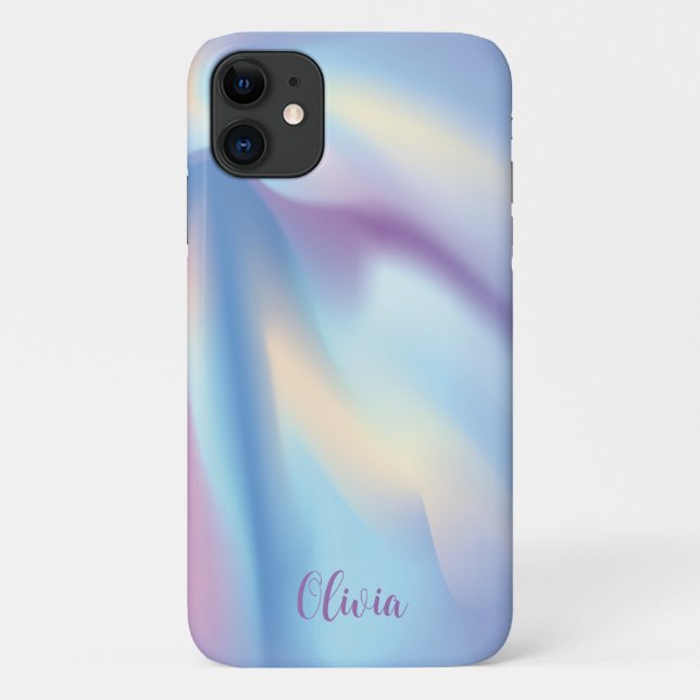 Pretty Modern Name Customise trendy Case-Mate iPhone Case (Back)