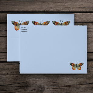 Pretty Monarch Butterfly Autumn Colours Birthday Envelopes