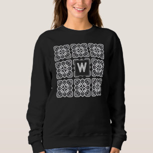 Pretty Monogram Girlie Lace Sweatshirt