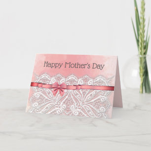 Pretty Mother's Day Card with Doily
