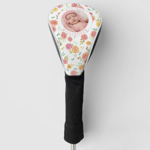 Pretty Mother's Day Photo and Name Golf Head Cover