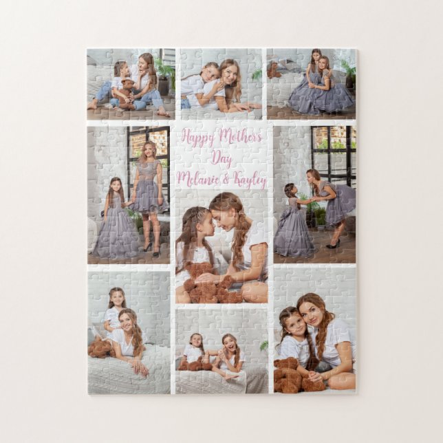 Pretty Mother's Day Photo Collage from Daughter Jigsaw Puzzle (Vertical)