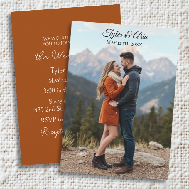Pretty Mountains and Photo Template Wedding (Creator Uploaded)
