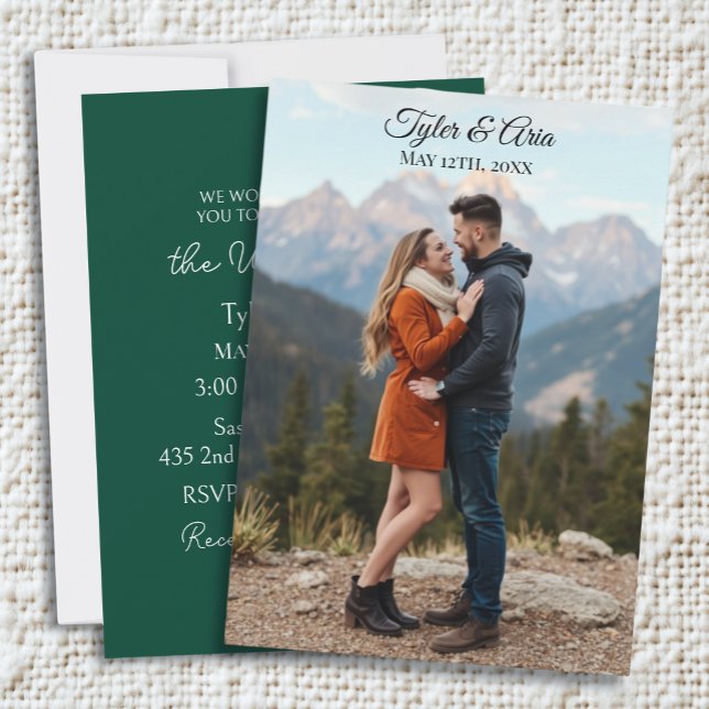 Pretty Mountains and Photo Template Wedding (Creator Uploaded)