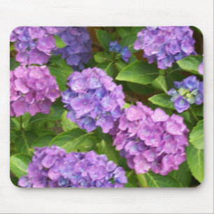 Pretty Mousepad, Pink and Blue Hydrangeas Mouse Mat