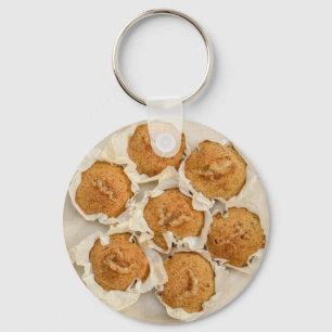 Pretty muffin pan off muffins  key ring