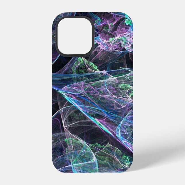 Pretty Multi Coloured Fractal iPhone Case (Back)