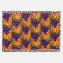 Pretty Multi-coloured Throw Blanket