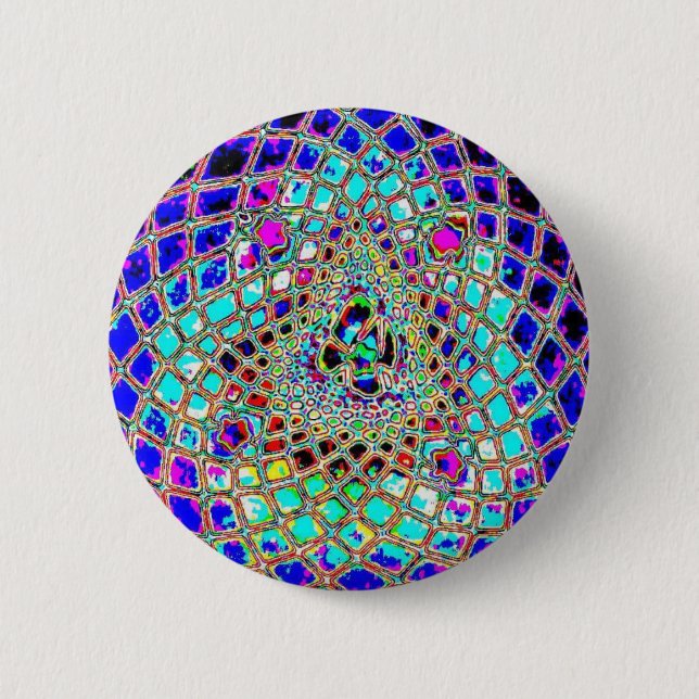 Pretty Mushroom 6 Cm Round Badge (Front)