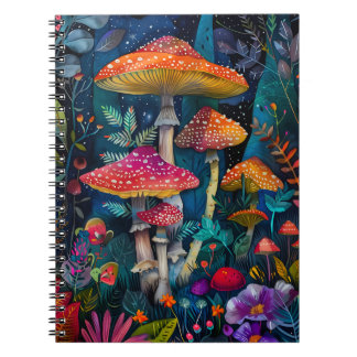 Pretty Mushroom Notebook & Journal