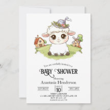 Pretty Mystical Sheep Baby Shower