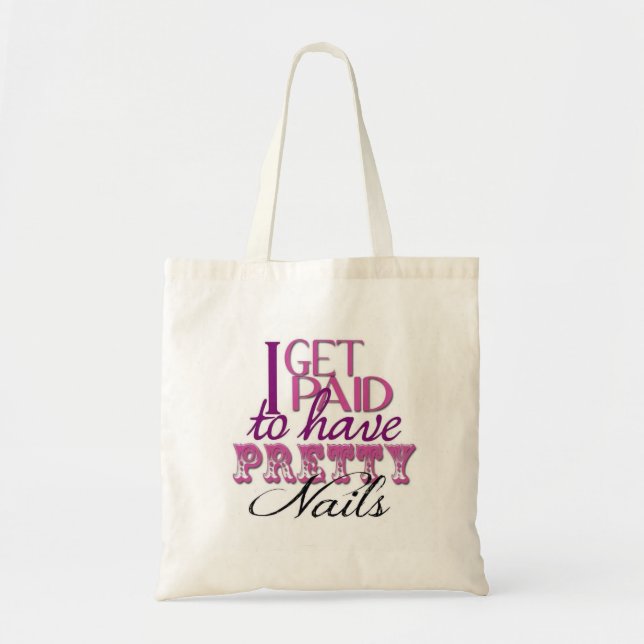 Pretty Nails Tote Bag (Front)