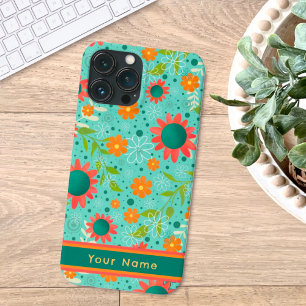 Pretty Name Flowers Custom Pattern Inspirivity iPhone 13 Pro Max Case