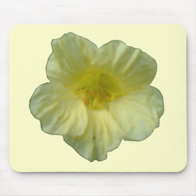 Pretty Nasturtium Flower Mousepad (Front)