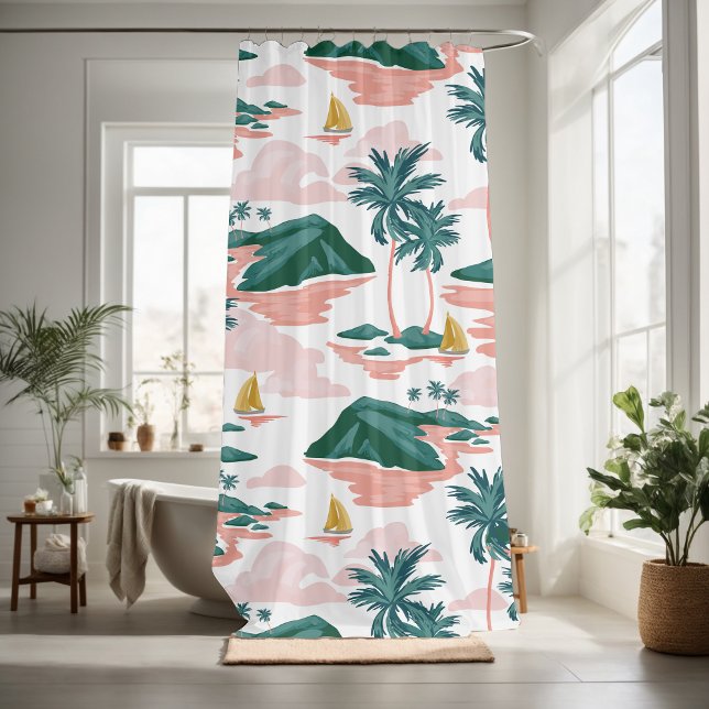 Pretty natural sight view shower curtain (Creator Uploaded)