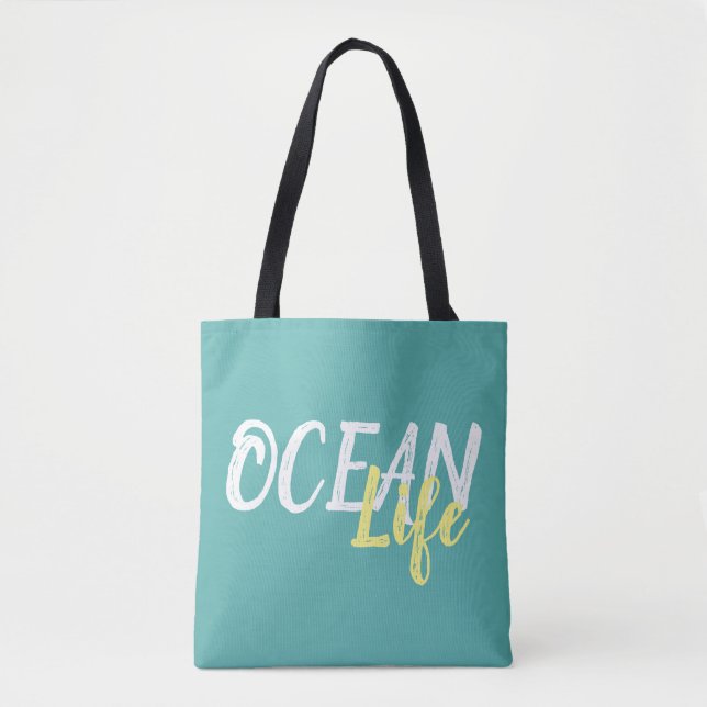 pretty nautical OCEAN LIFE | Tote Bag (Front)