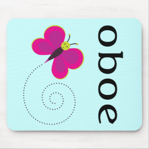 Pretty Oboe Gift Mouse Mat