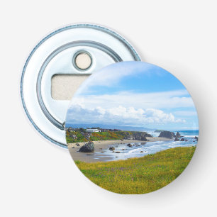 Pretty Ocean Scene Magnetic Bottle Opener