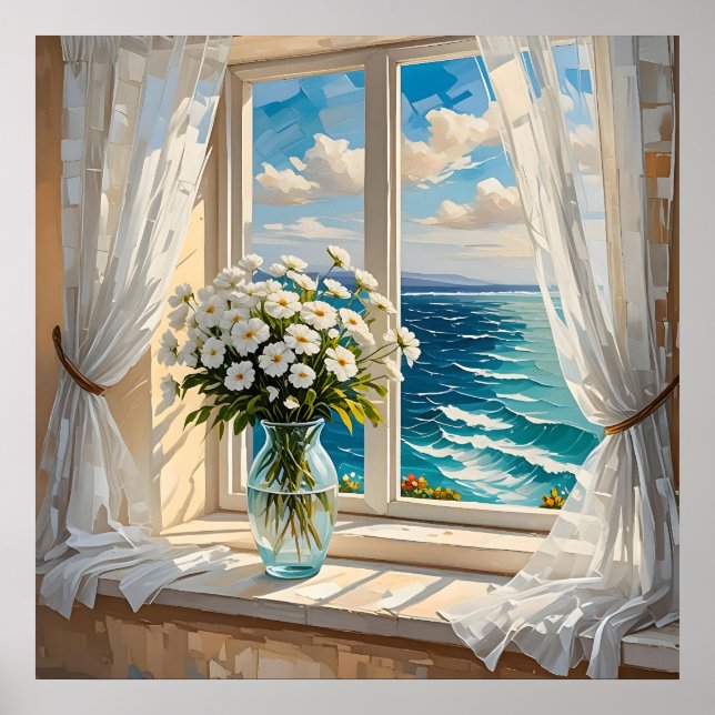 Pretty Ocean Scene Poster (Front)