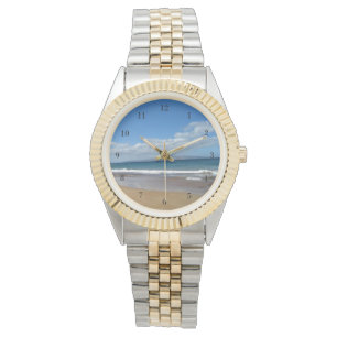 Pretty Ocean Tide Beach Waves Photo Watch