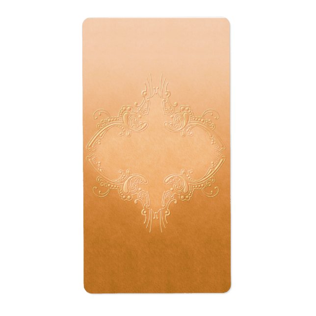 Pretty Orange Apothecary Label (Front)