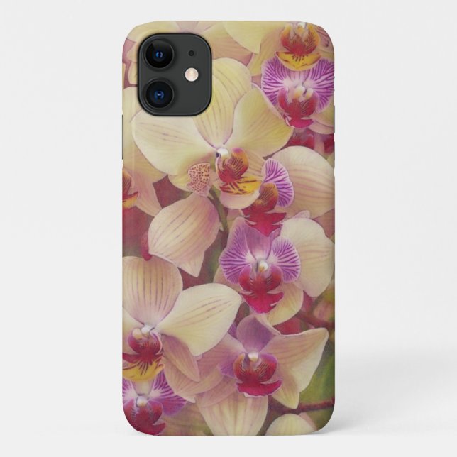 Pretty Orchid Flower Art Phone Case (Back)