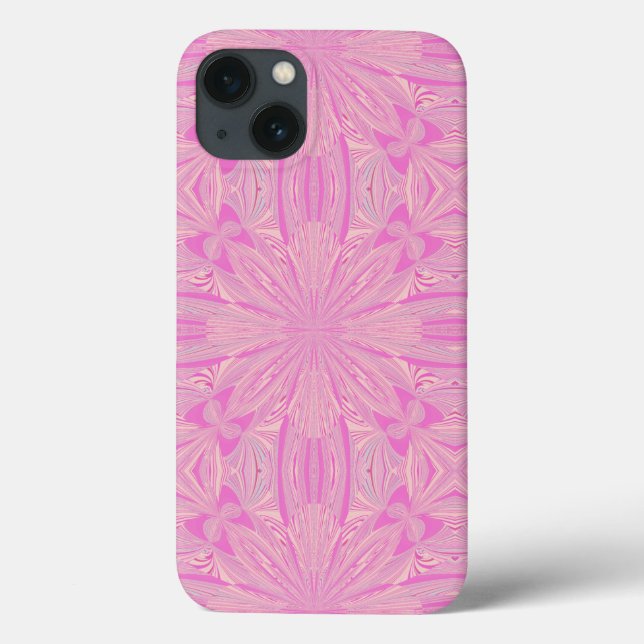 Pretty Orchid Purple Beautiful Abstract Flower Case-Mate iPhone Case (Back)