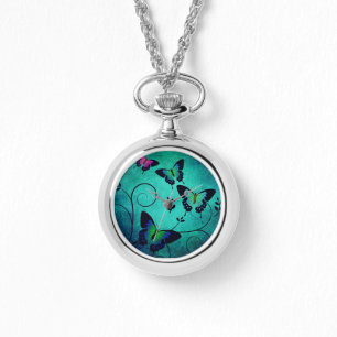 Pretty Ornate Jewel Butterflies Watch