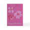 Pretty Painted Flowers Birthday Card