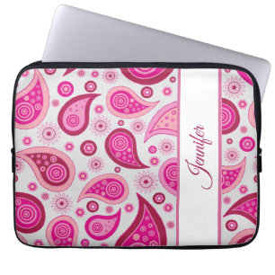 Pretty Paisley Patch Laptop Sleeve