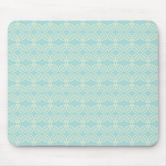 Pretty pale aqua mouse mat (Front)