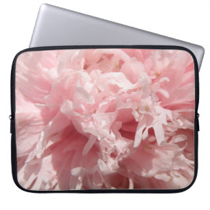 Pretty Pale Pink Poppy Laptop Bag