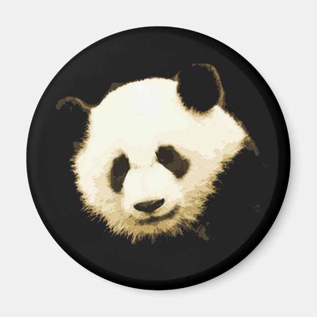 Pretty Panda Magnet (Front)
