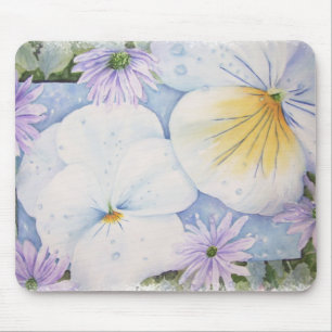 PRETTY PANSIES MOUSEPAD