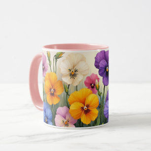 Pretty Pansies Mug