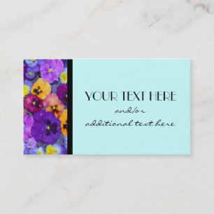 Pretty Pansy Business Card