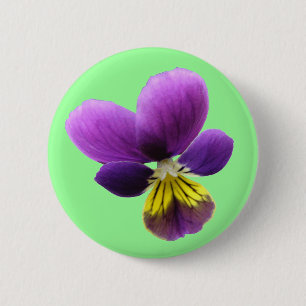 Pretty Pansy Button