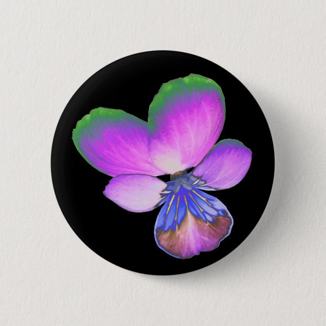 Pretty Pansy Button (Front)