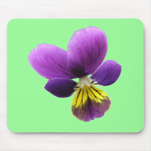 Pretty Pansy Mousepad (Front)