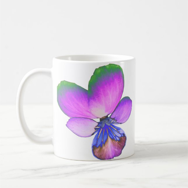 Pretty Pansy Mug (Left)