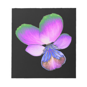 Pretty Pansy Notepad