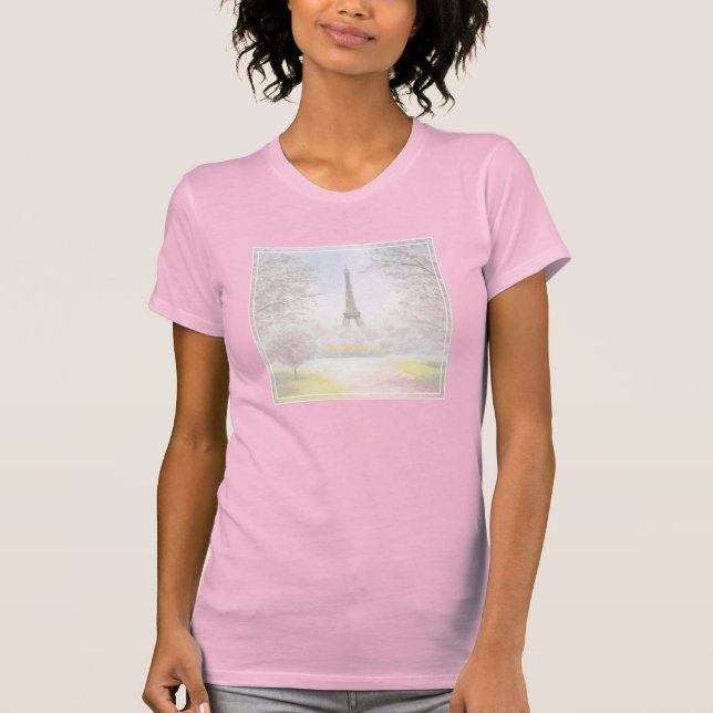Pretty Paris In Pastels T-Shirt (Front)