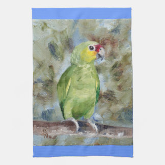 Pretty Parrot hand towels