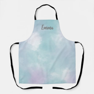 Pretty Pastel Clouds In The Sky Apron