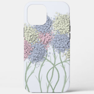 Pretty Pastel Coloured Flowers iPhone 12 Pro Max Case