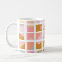 Pretty Pastel Colours Modern Geometric Design