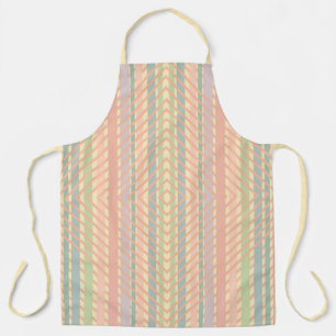 Pretty Pastel Diamond Pattern  Apron