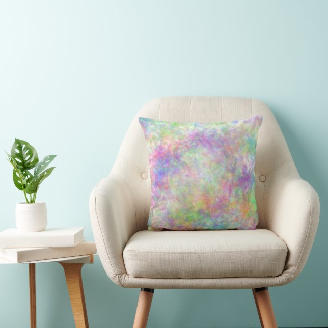 Pretty Pastel Floral Cushion (Chair)