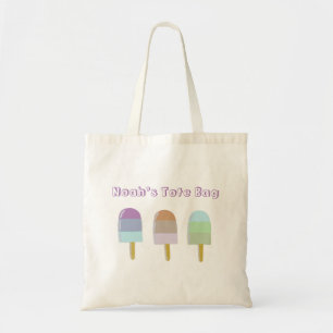 Pretty Pastel Fun Popsicle Back To School Tote Bag