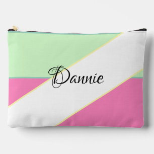 Pretty Pastel Girly Spring Custom  Accessory Pouch